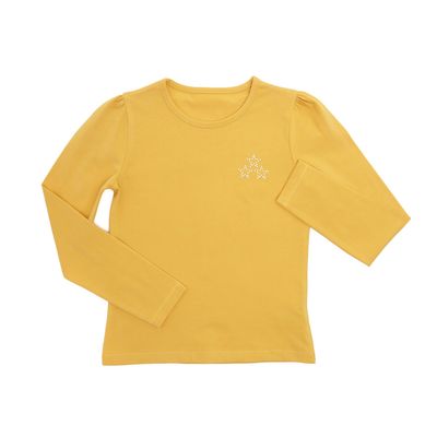 Younger Girls Diamante Long-Sleeved Top thumbnail