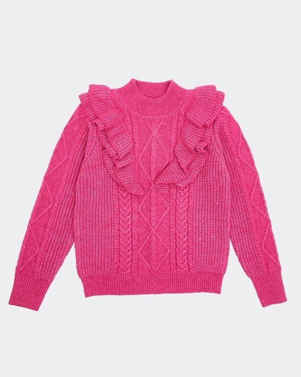 Frill Sleeve Knit (7-14 years)