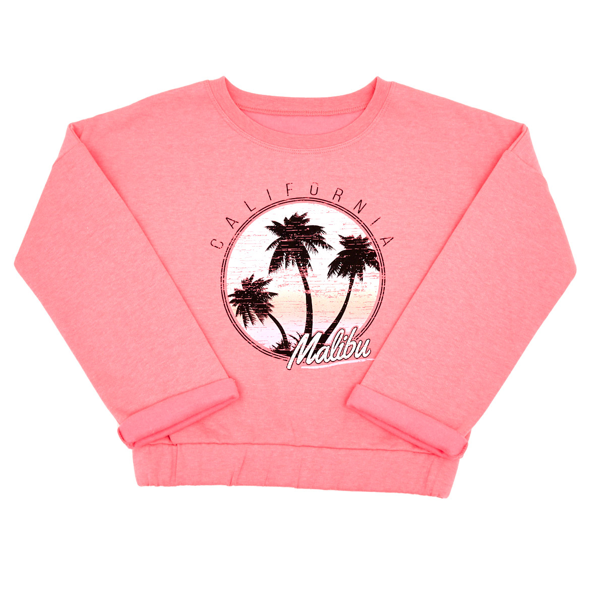 Dunnes Stores | Hot-pink Older Girls Malibu Sweatshirt