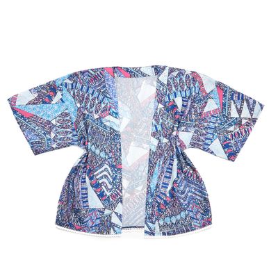 Older Girls Printed Kimono thumbnail