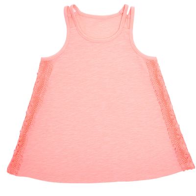 Younger Girls Lace Panel Vest thumbnail