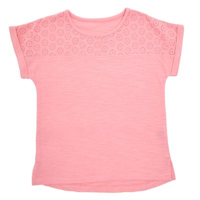 Younger Girls Embroidery Anglaise T-Shirt thumbnail