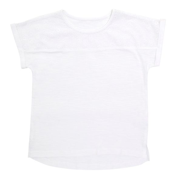 Younger Girls Embroidery Anglaise T-Shirt