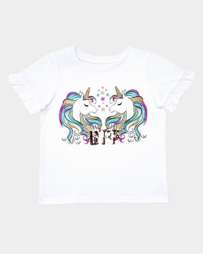 Girls Unicorn T-Shirt (4-10 years) thumbnail