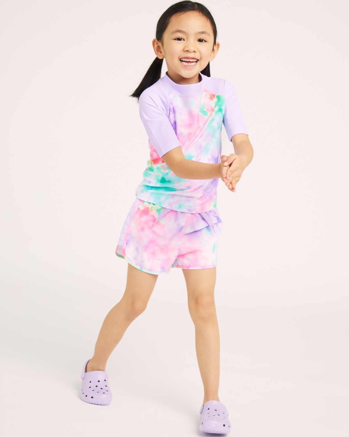 Dunnes Stores | Tie-dye Two-Piece Rash Guard Set (3-14 years)