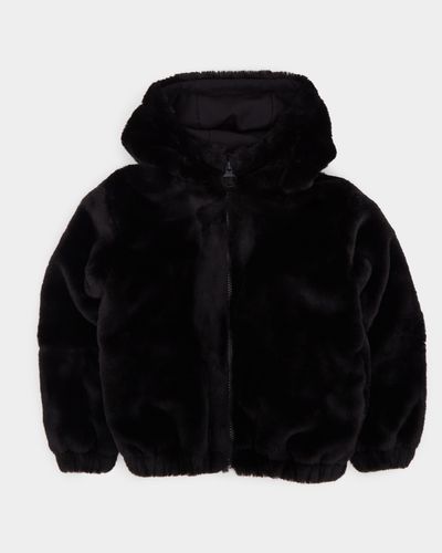 Faux Fur Hooded Jacket (4-14 years) thumbnail
