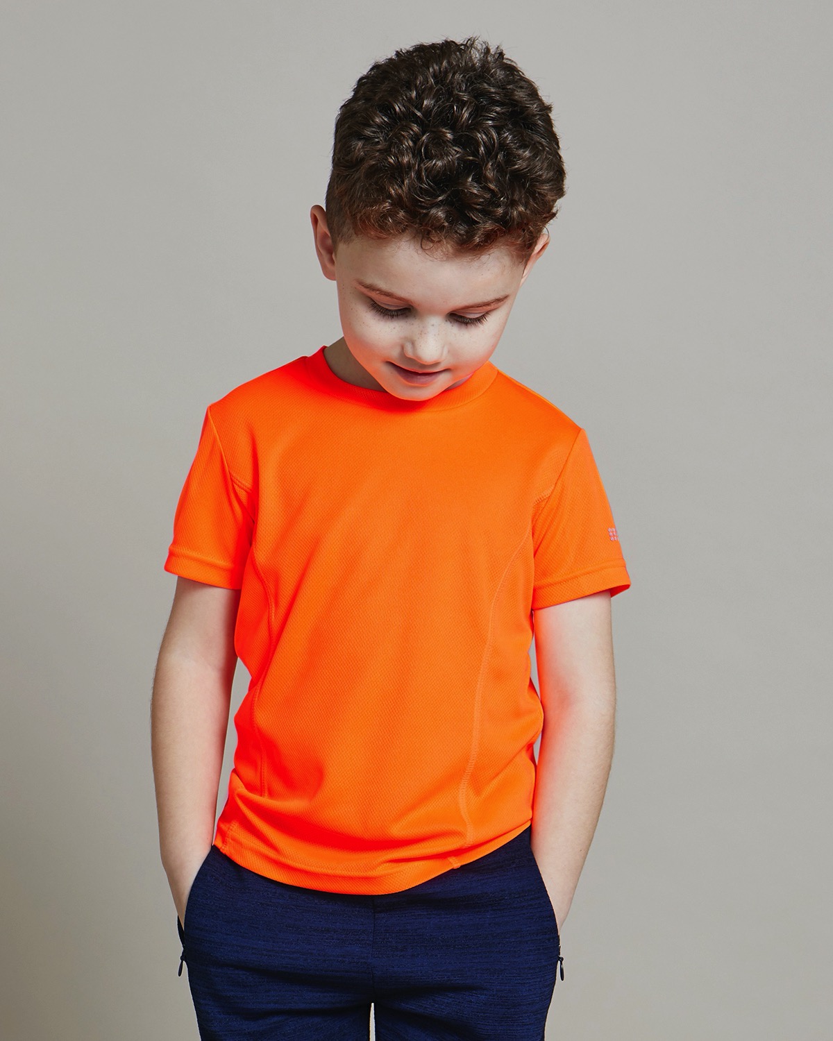 Dunnes Stores | Orange Boys Plain Poly T-Shirt (4-14 years)
