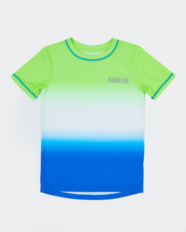 Boys Ombre Poly T-Shirt (4-14 years)