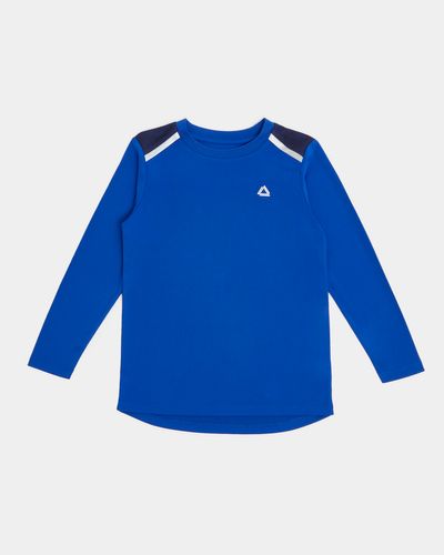 Sports Long-Sleeved Poly Top (4-14 years) thumbnail