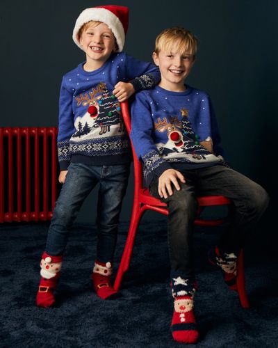 Reindeer Family Jumper (9 months-14 years) thumbnail