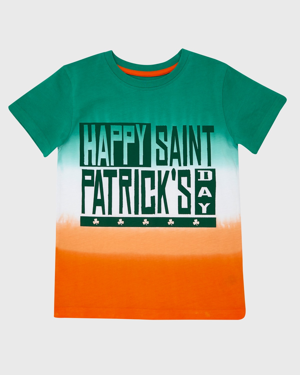 Dip Dye St Patrick S Day T Shirt 3 14 Years