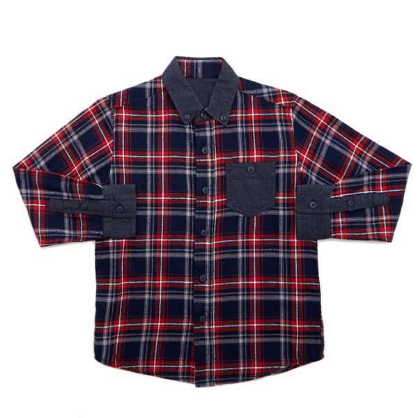 Younger Boys Checked Shirt