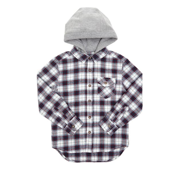 Younger Boys Hooded Shirt