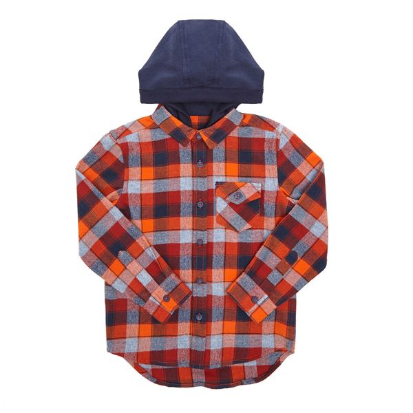 Younger Boys Hooded Shirt