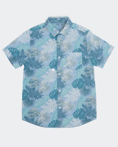 Cotton Tropical Print Shirt