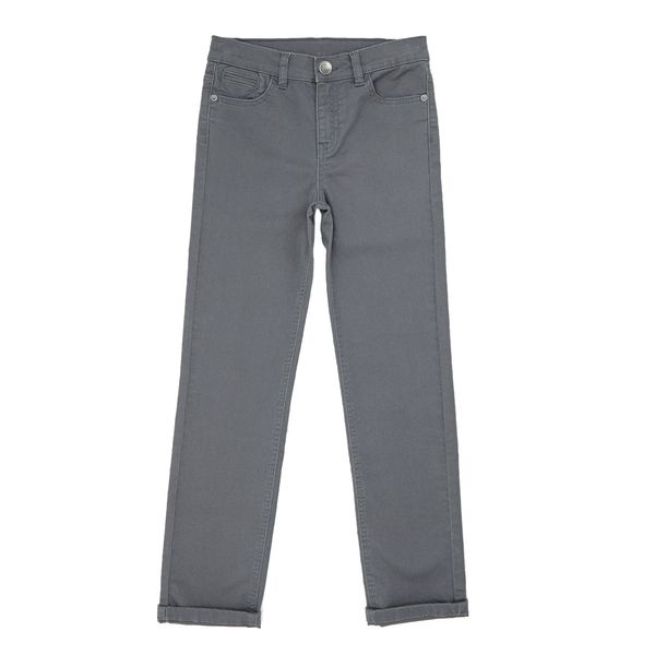 Dunnes Stores | Charcoal Older Boys Twill Slim Leg Jeans