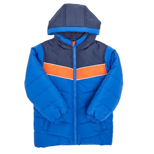 Younger Boys Cut And Sew Padded Jacket