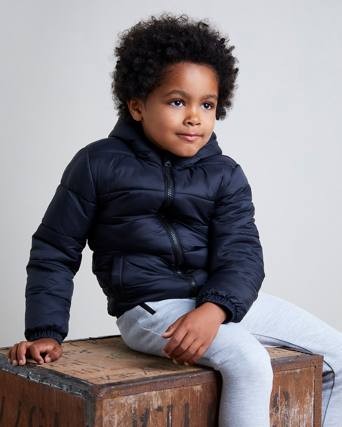 Dunnes Stores | Navy Boys Padded Jacket (2-14 years)