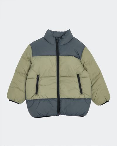 Colour Block Padded Jacket (3-14 Years)