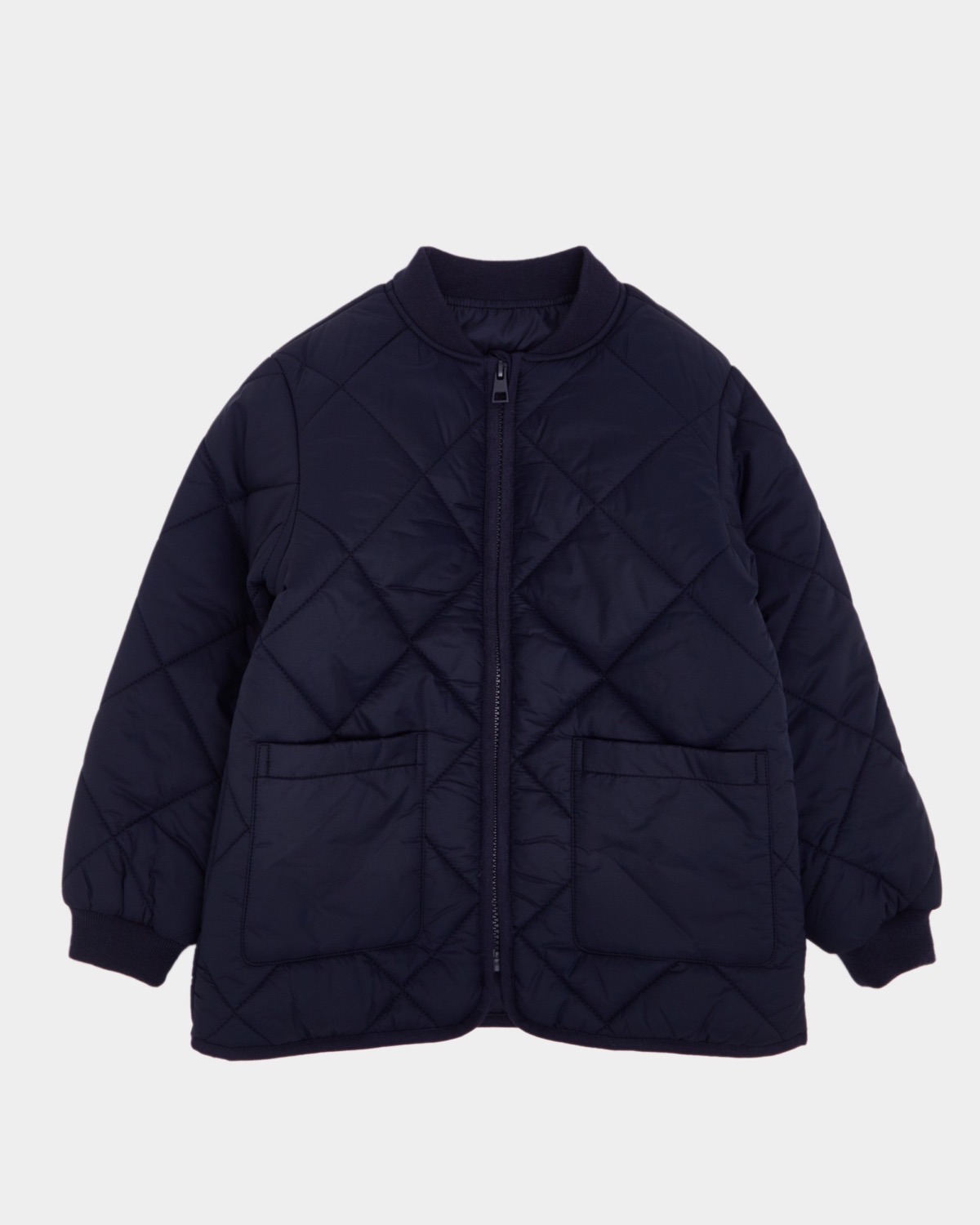 Dunnes Stores | Navy Quilted Jacket (4-14 years)