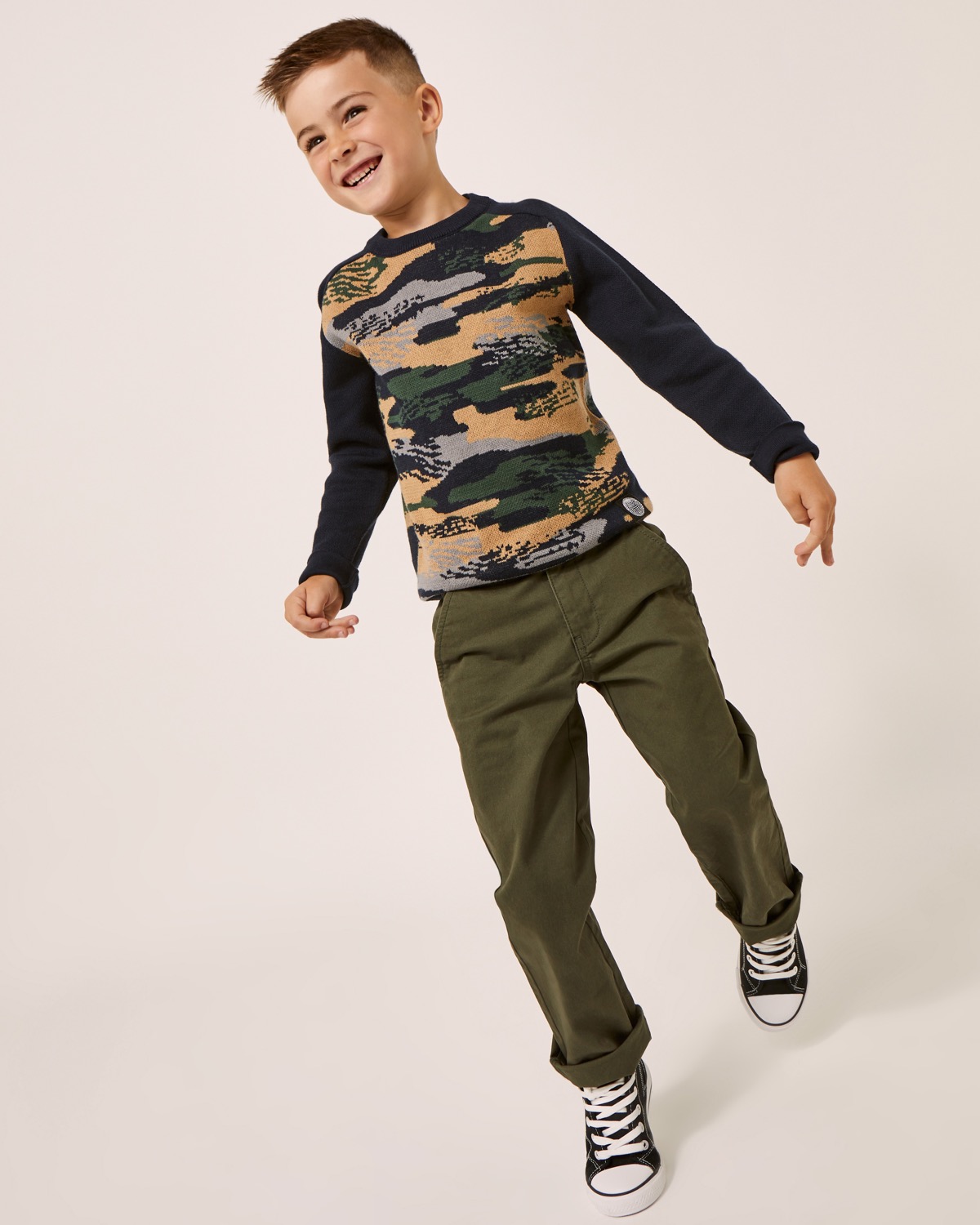 Dunnes Stores | Print Jaquard Jumper (2-14 years)