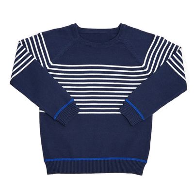 Younger Boys Striped Knit Jumper thumbnail