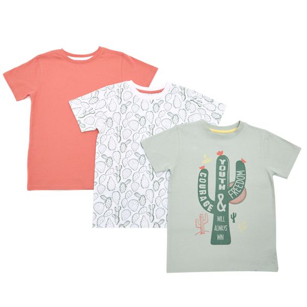 Boys Styled T-Shirts - Pack Of 3