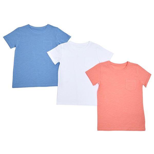Boys Plain T-Shirts - Pack Of 3