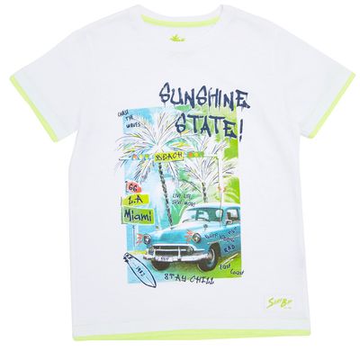 Boys Miami Print T-Shirt thumbnail