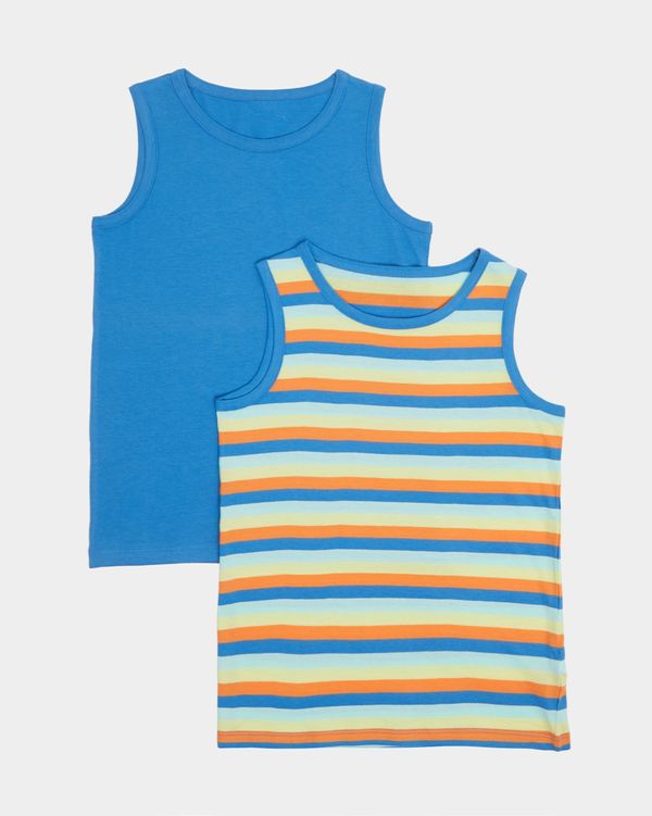 Boys Vest - Pack Of 2 (3-13 years)