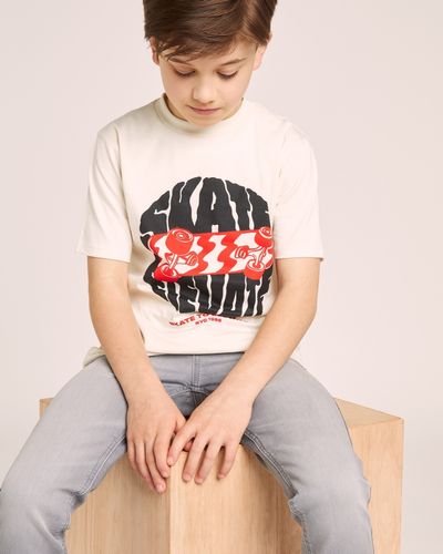 Pure Cotton Crew Neck Printed T-Shirt (2-14 Years) thumbnail