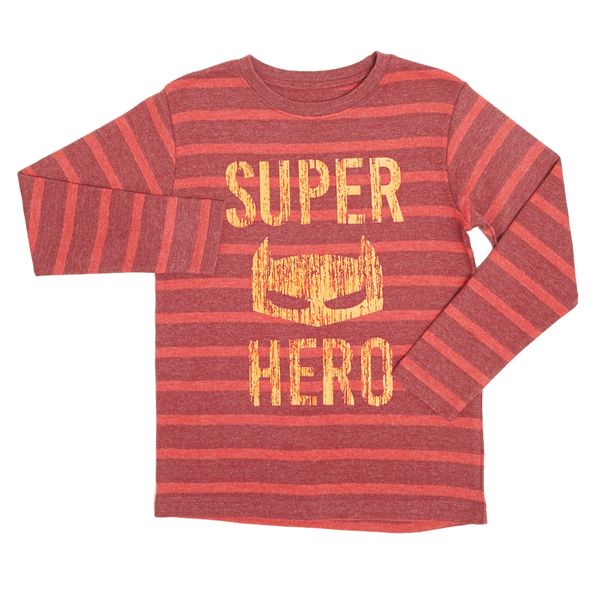 Younger Boys Print Long-Sleeved Top