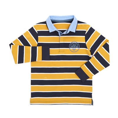 Younger Boys Double Collar Rugby Top thumbnail