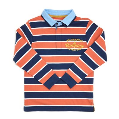 Younger Boys Double Collar Rugby Top thumbnail