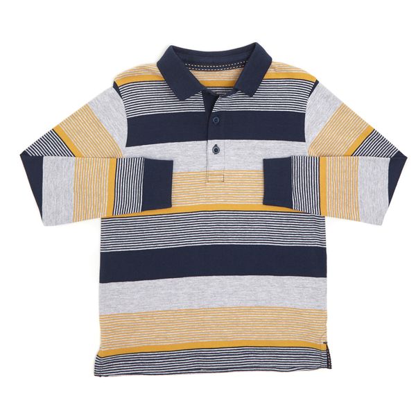 Younger Boys Stripe Rugby Top