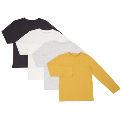 Boys Long-Sleeved Tops - Pack Of 4 (3-13 years) thumbnail
