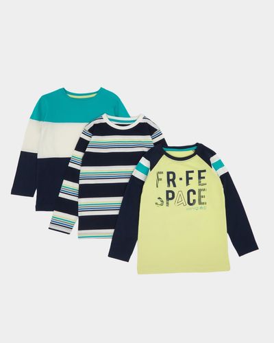 Long-Sleeved Top - Pack Of 3 (2-14 years) thumbnail