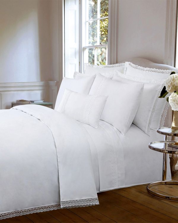 Francis Brennan the Collection Lace Border Duvet Cover