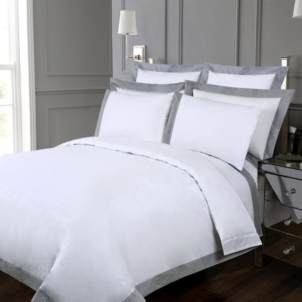 Francis Brennan the Collection Contrast Pintuck Duvet Cover