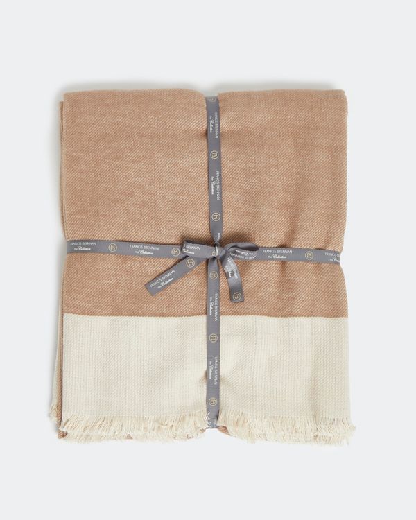 Francis Brennan the Collection Cotton Cashmere Throw