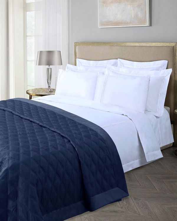 Francis Brennan the Collection Rossalia Navy Bedspread