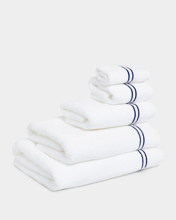 Francis Brennan the Collection Navy Stripe Towel