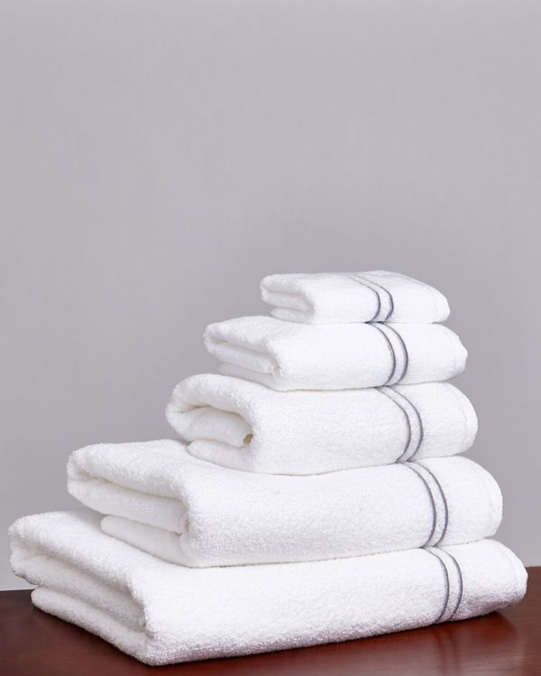 Francis Brennan the Collection Grey Stripe Towel