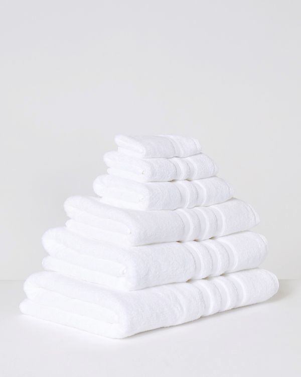 Francis Brennan the Collection White Rope Towel