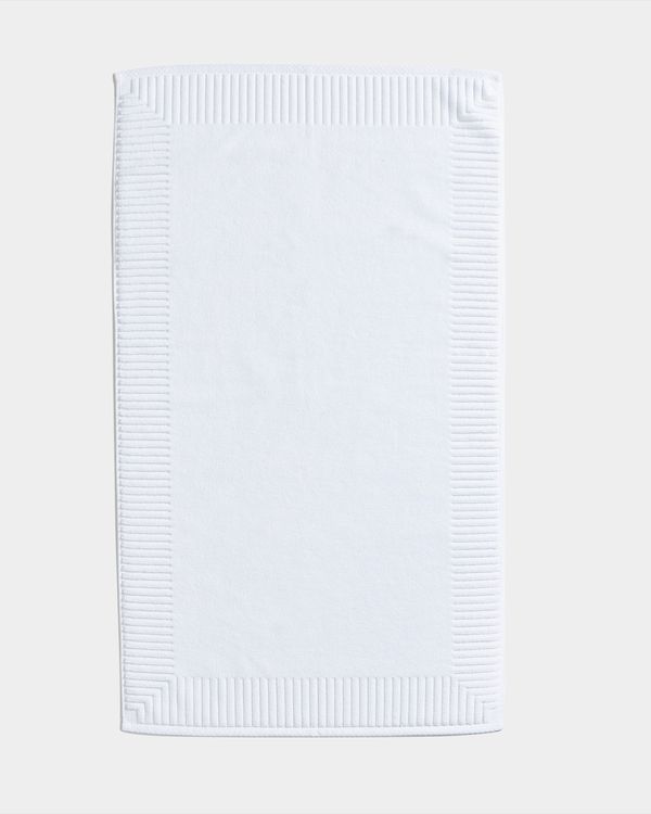 Francis Brennan the Collection White Large Bath Mat