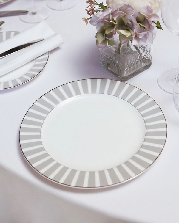 Francis Brennan the Collection Stripe Bone China Dinner Plate