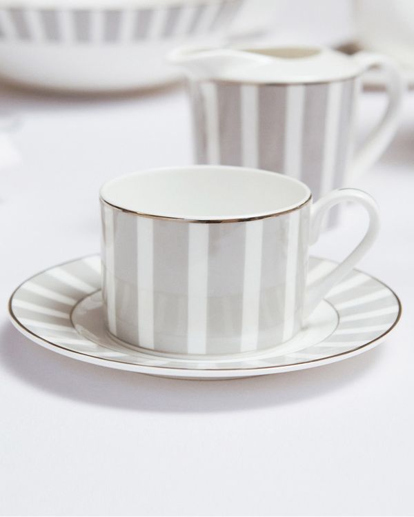 Francis Brennan the Collection Stripe Bone China Teacup And Saucer