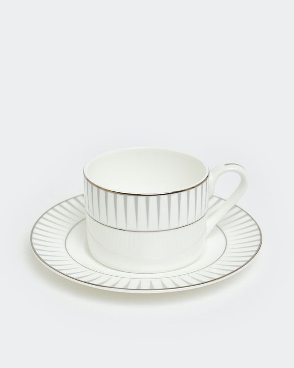 Francis Brennan the Collection Stripe Teacup And Saucer