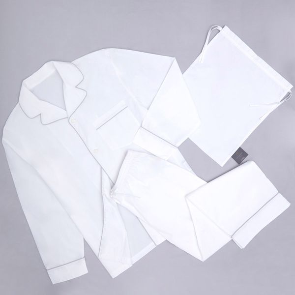 Francis Brennan the Collection White Pyjama Set