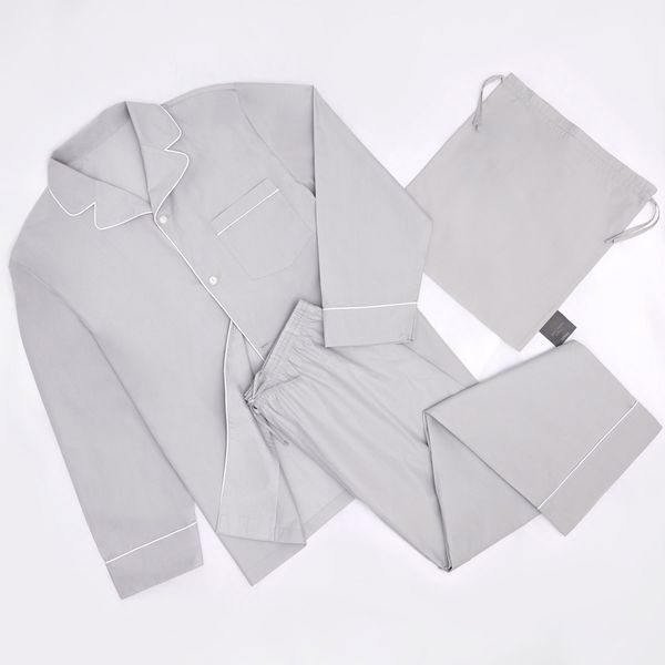 Francis Brennan the Collection Grey Pyjama Set